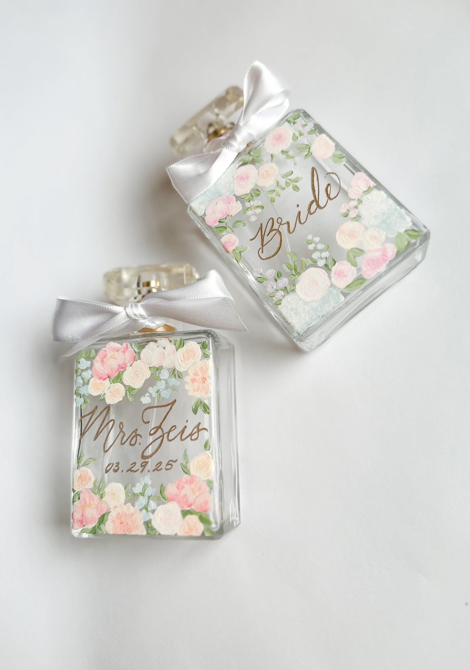 Custom Hand Painted Perfume Bottle