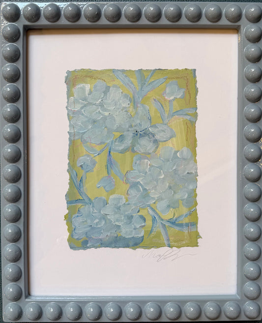 Bubble Hydrangeas Framed