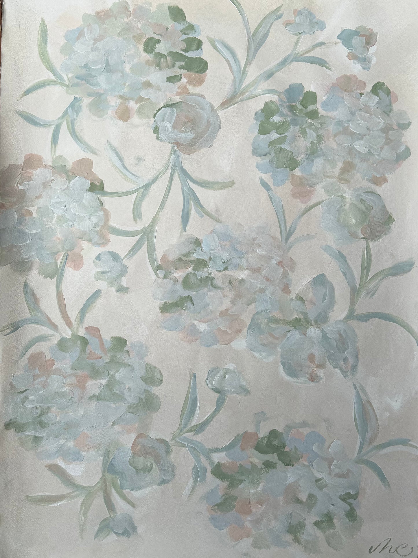 22 x 30 Floral Study II