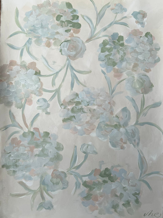 22 x 30 Floral Study II