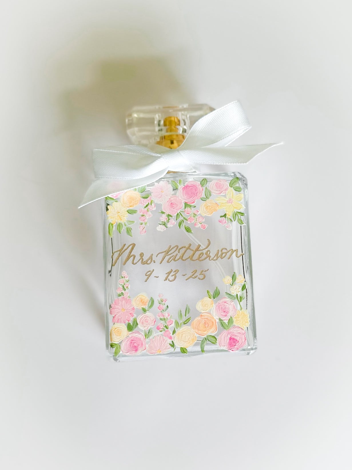 Custom Hand-Painted Perfume Bottle
