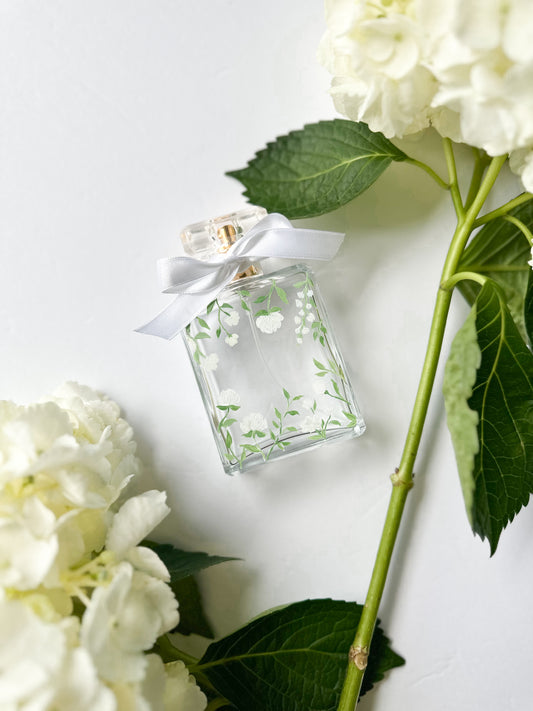 Hand-Painted Perfume Bottle – Rosemary