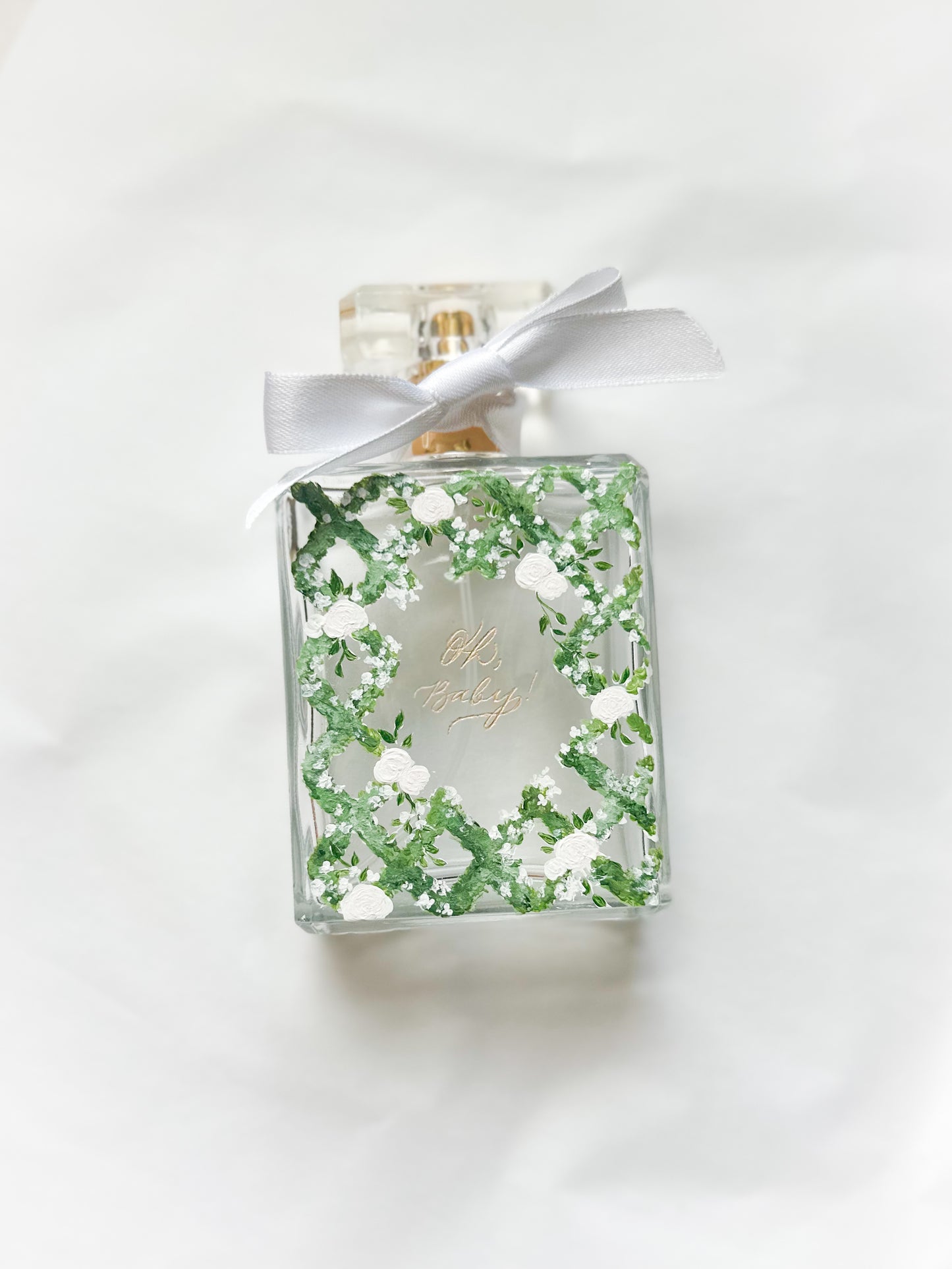 Custom Hand-Painted Perfume Bottle