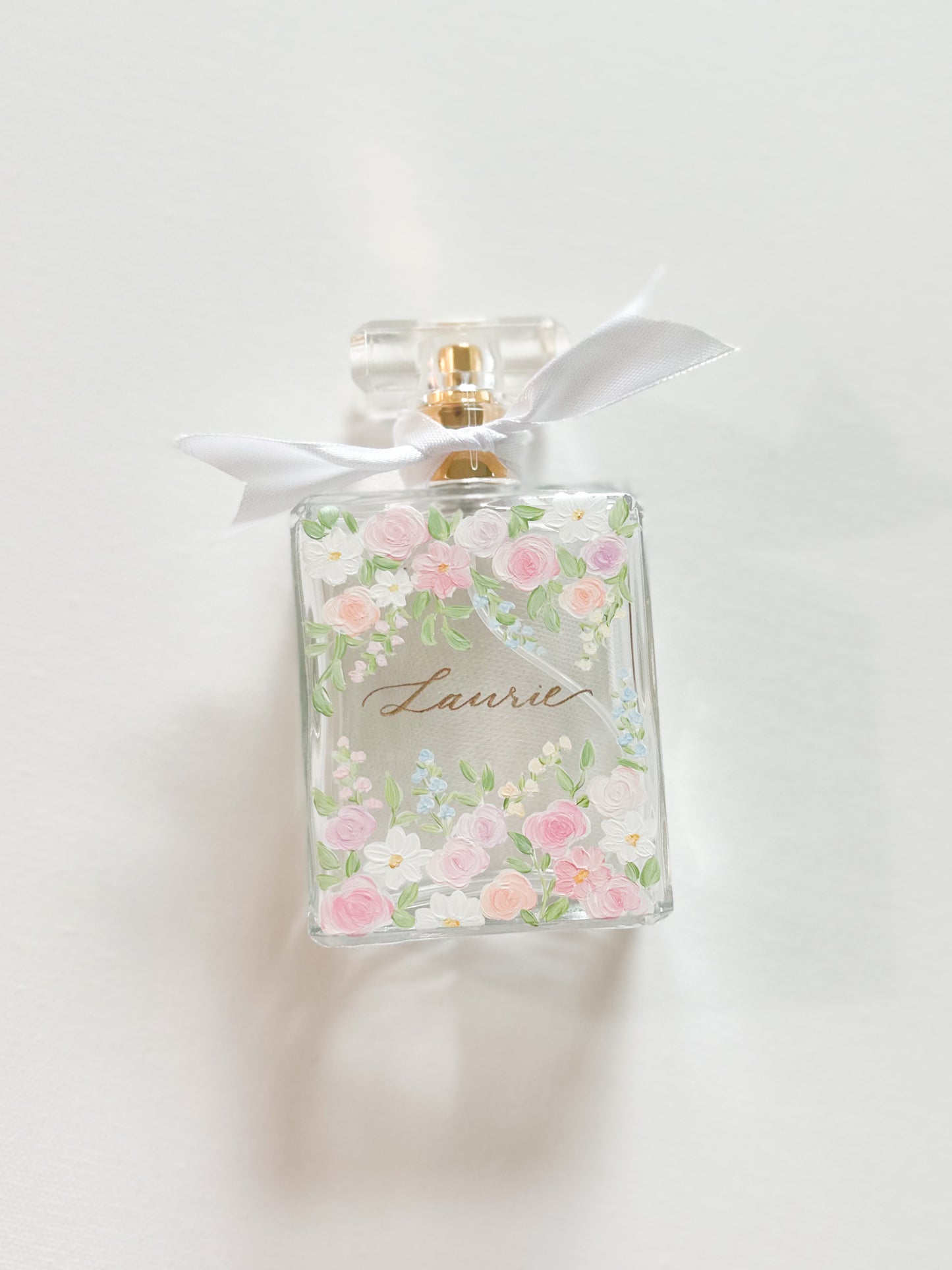 Custom Hand-Painted Perfume Bottle