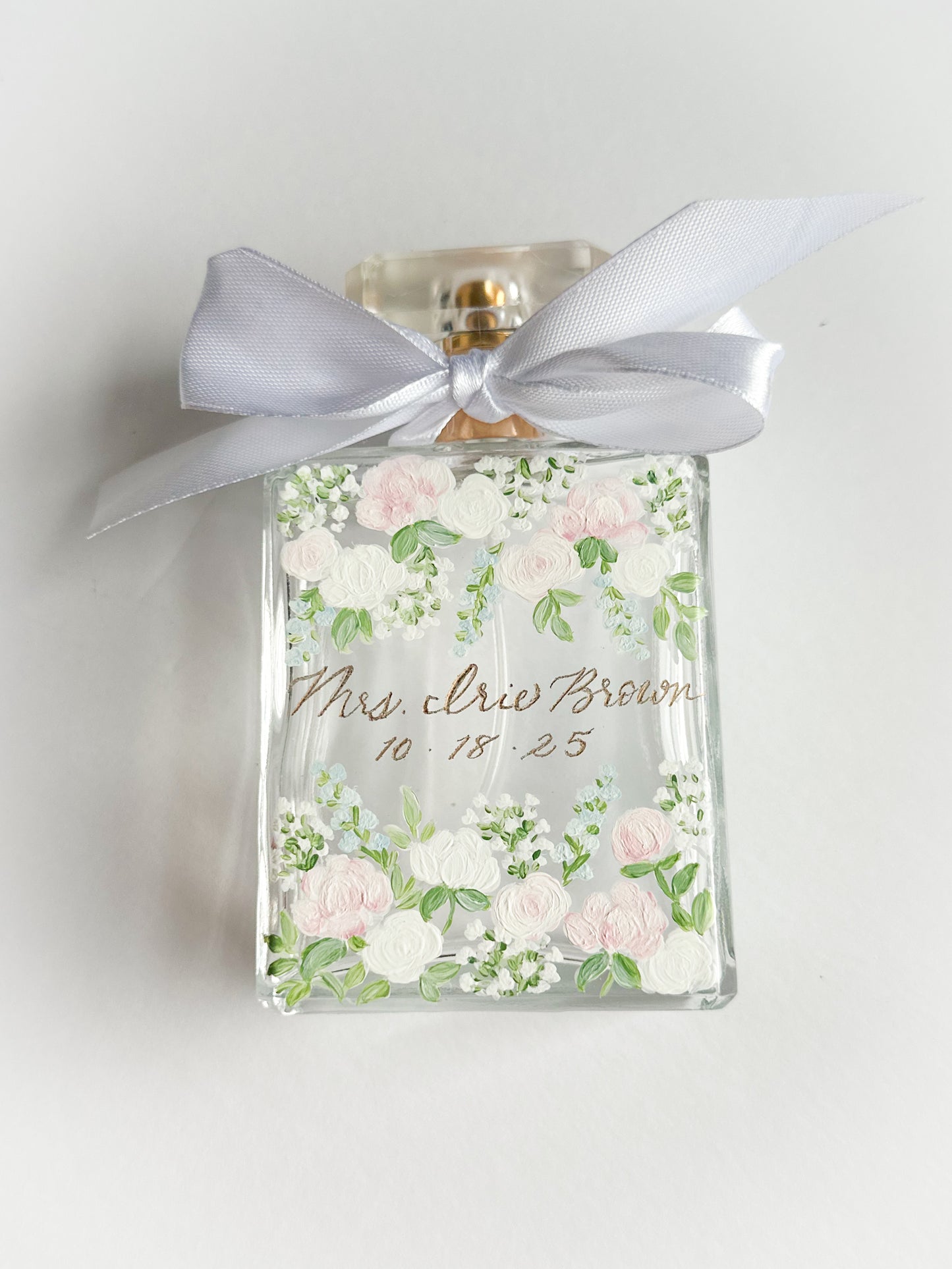 Custom Hand-Painted Perfume Bottle