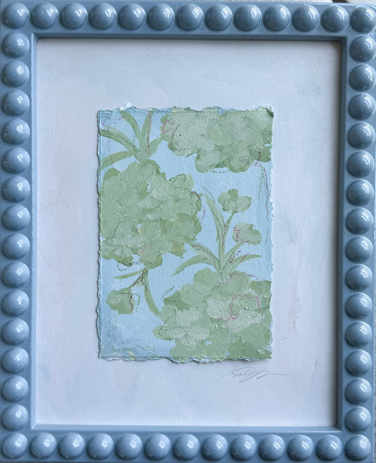 Bubble Hydrangeas Framed II